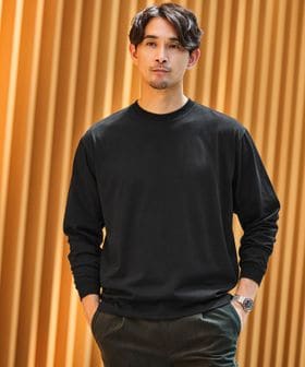 green label relaxing/【WEB限定】JUST fit デイリー ワイド 長袖 Tシャツ ―吸水速乾・抗菌―/Tシャツ / カットソー