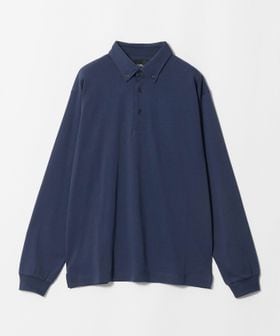 green label relaxing/【WEB限定】JUST fit デイリー ドライ ボタンダウン 長袖 ポロシャツ ―吸水速乾・抗菌―/Tシャツ / カットソー