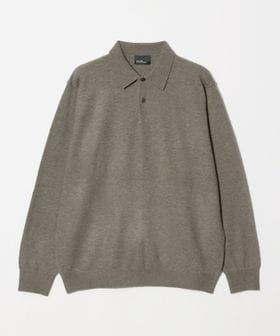 green label relaxing/【WEB限定】JUST fit ハイゲージ ジャケイン ニットポロ ―ハンドウォッシャブル―/ニット / セーター