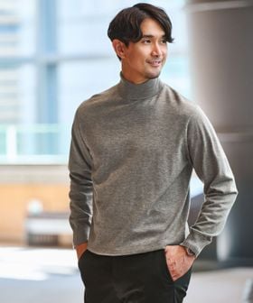 green label relaxing/【WEB限定】JUST fit ハイゲージ ジャケイン タートルネックニット―ハンドウォッシャブル―/ニット / セーター