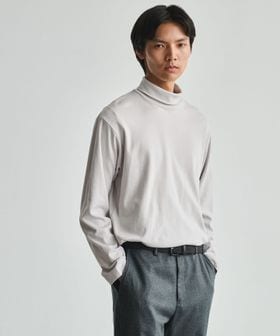 green label relaxing/オーガニックコットン スムース タートルネック カットソー/Tシャツ / カットソー