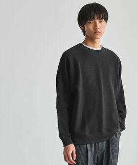 green label relaxing/スラブ リブ クルーネック ドルマンスリーブ 長袖 カットソー/Tシャツ / カットソー