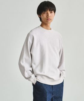 green label relaxing/スラブ リブ クルーネック ドルマンスリーブ 長袖 カットソー/Tシャツ / カットソー