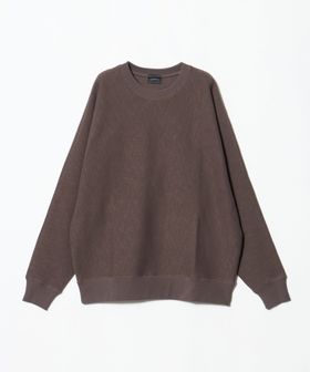 green label relaxing/スラブ リブ クルーネック ドルマンスリーブ 長袖 カットソー/Tシャツ / カットソー