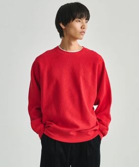 green label relaxing/スラブ リブ クルーネック ドルマンスリーブ 長袖 カットソー/Tシャツ / カットソー
