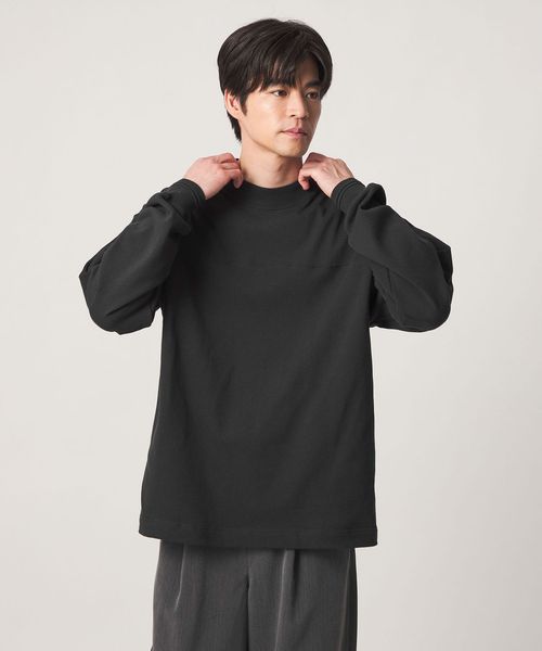 green label relaxing/フットボール リブ 長袖 Tシャツ カットソー/Tシャツ / カットソー