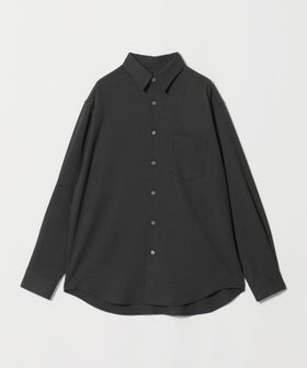 green label relaxing/【WEB限定】JUST fit ウールライク リラックス 長袖 シャツ/シャツ / ブラウス