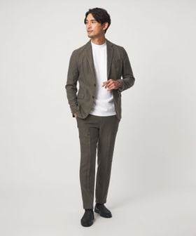 green label relaxing/【WEB限定】JUST fit ヘリンボーン ナロー セットアップ ジャケット&パンツ/スーツ / セットアップ
