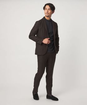 green label relaxing/【WEB限定】JUST fit ヘリンボーン ナロー セットアップ ジャケット&パンツ/スーツ / セットアップ