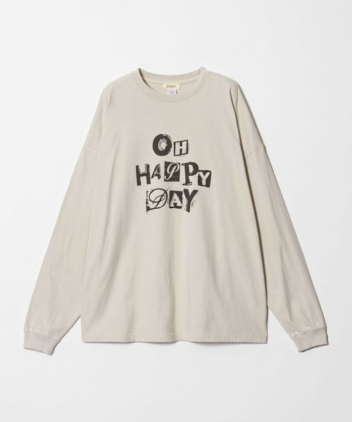 OAFISH/＜OAFISH＞OH HAPPY DAY 長袖 Tシャツ/Tシャツ / カットソー