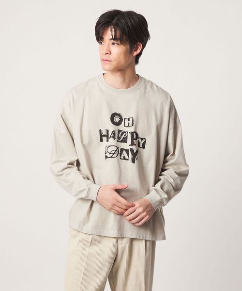 OAFISH/＜OAFISH＞OH HAPPY DAY 長袖 Tシャツ/Tシャツ / カットソー