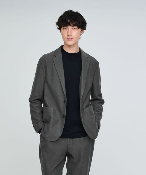 green label relaxing/ピケ コーデュロイ リラックス ジャケット ―ストレッチ―/セットアップ ジャケット