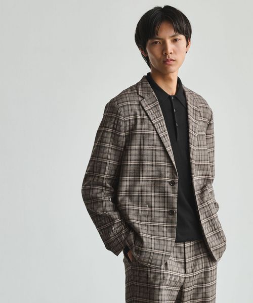 green label relaxing/ウォッシャブル フラノ リラックス ジャケット ―ストレッチ―/セットアップ ジャケット