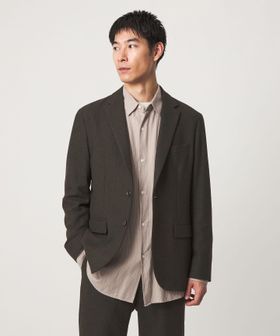 green label relaxing/ウォッシャブル ホームスパン ナロー ジャケット ―ストレッチ―/セットアップ ジャケット