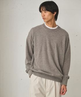 green label relaxing/FINE BASIC カシミヤ クルーネック ニット/ニット / セーター