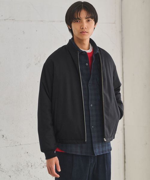 green label relaxing/サキソニー パデッド ジップ ブルゾン ―撥水―/中綿 / キルティングジャケット