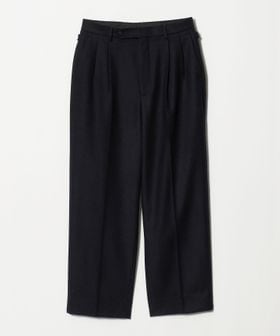 green label relaxing/FINE BASIC Super160’s フラノ ワイド スラックス/セットアップ パンツ