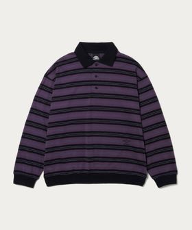 UMBRO/【別注】＜UMBRO＞ボーダー 長袖 ポロシャツ/ポロシャツ