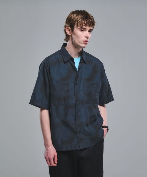 green label relaxing/＜Phospho Graphica＞スプラッシュ パターン レギュラーカラー 半袖シャツ/シャツ / ブラウス