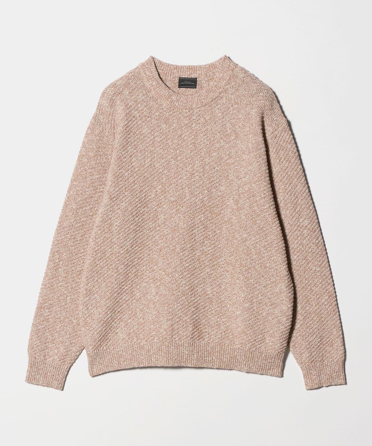 ミックスカラー クルーネック ニット