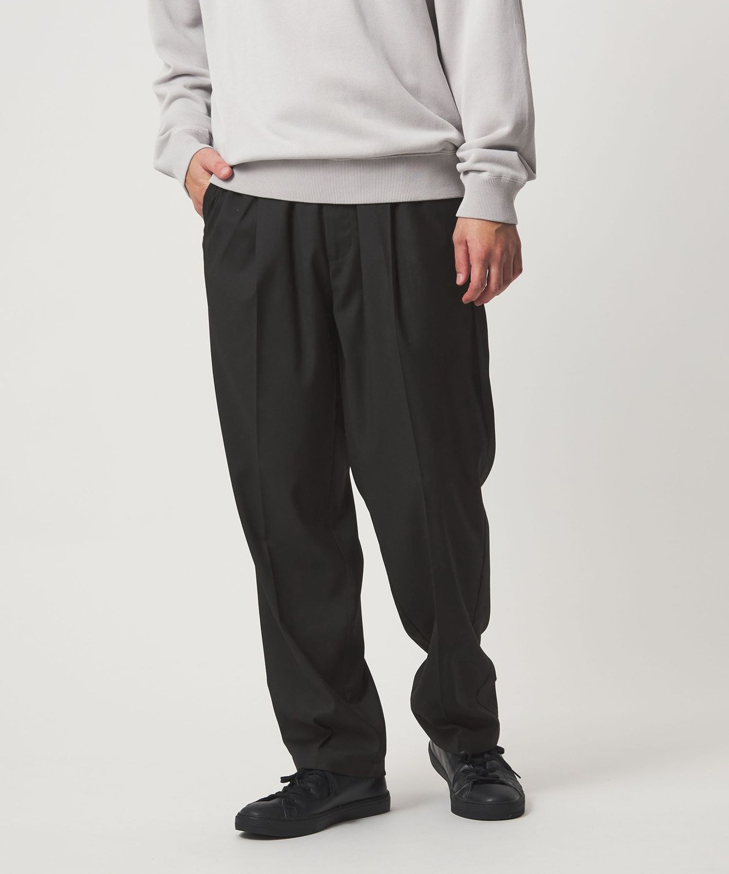 CARREMAN オルマイ ワイド パンツ W3 ―ストレッチ―