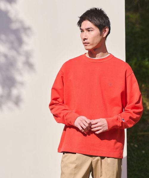 CHAMPION/【別注】＜Champion＞クルーネック 長袖 スウェット/スウェット / パーカー
