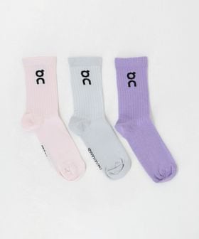 On/＜On＞LOGO SOCK HIGH 3パック ソックス/ソックス / 靴下