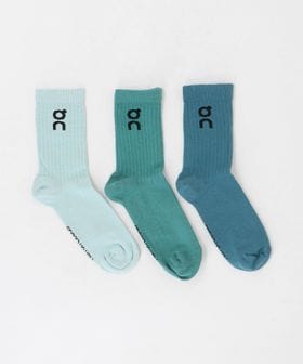 On/＜On＞LOGO SOCK HIGH 3パック ソックス/ソックス / 靴下