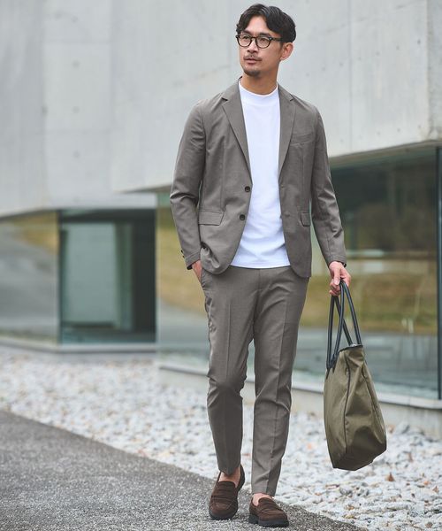 green label relaxing/【WEB限定】JUST fit ドライポリエステル ナロー セットアップ ―吸水速乾―/スーツ / セットアップ