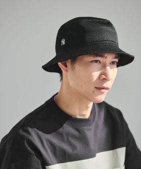 NEW ERA/【別注】＜NEW ERA＞メッシュ NY バケットハット 01/ハット