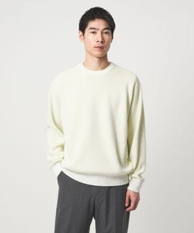 green label relaxing/コットン リバー カノコ クルーネック ニット/ニット / セーター