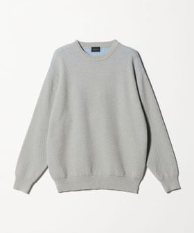 green label relaxing/コットン リバー カノコ クルーネック ニット/ニット / セーター