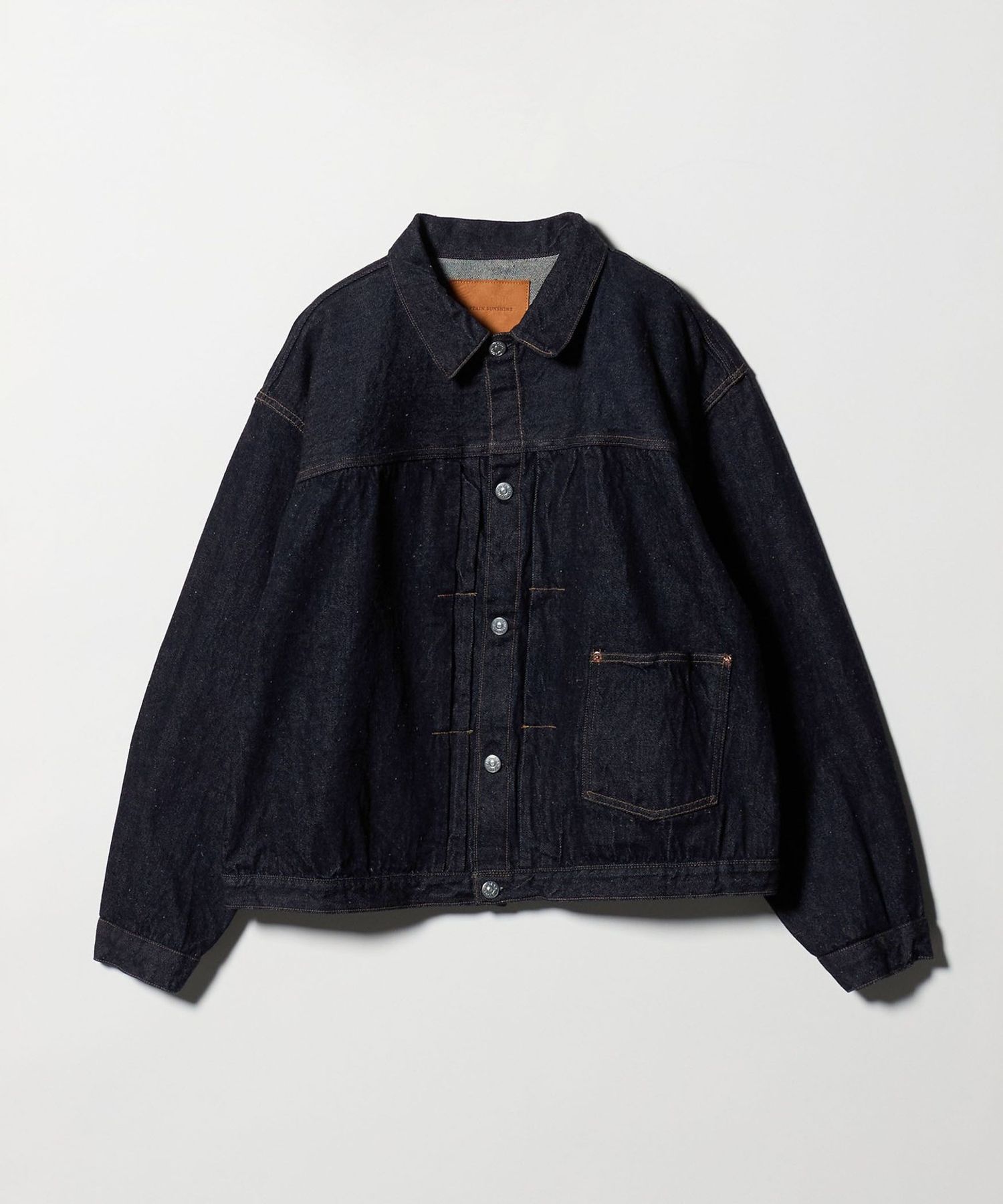 KAPTAIN SUNSHINE＞デニム トラッカー 1ポケット ワンウォッシュ