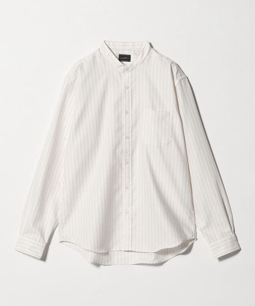 green label relaxing/W/R オックスフォード バンドカラー 長袖 シャツ/シャツ / ブラウス