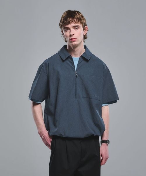 Marmot/【別注】＜Marmot＞ハーフジップ 半袖 シャツ ―はっ水―/シャツ / ブラウス