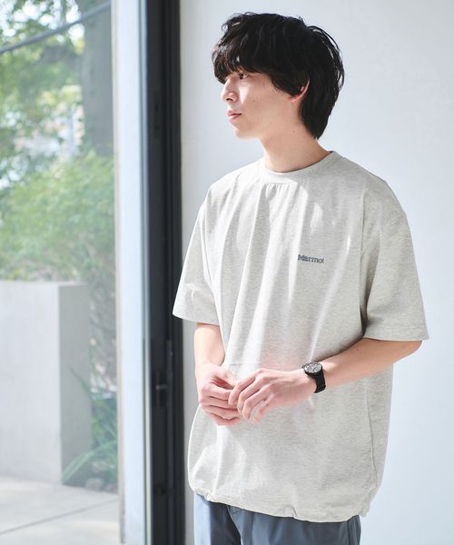 Marmot/【別注】＜Marmot＞ドローイング 半袖 Tシャツ カットソー ―吸水・速乾・UVカット―/Tシャツ / カットソー
