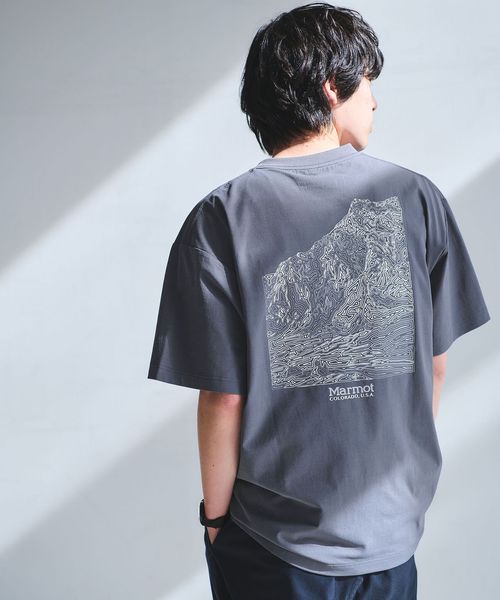 Marmot/【別注】＜Marmot＞マウンテン ディピクション 半袖 Tシャツ  ―吸水・速乾・UVカット―/Tシャツ / カットソー