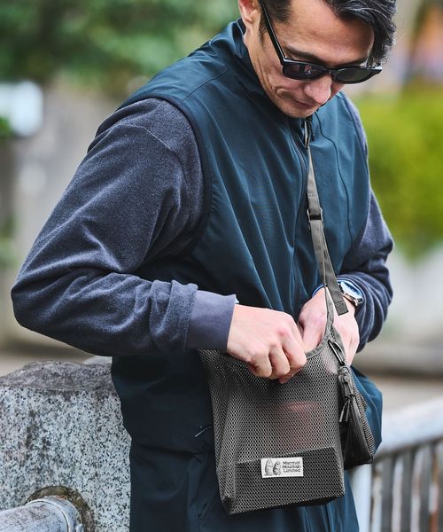 Marmot/【別注】＜Marmot＞メッシュ サコッシュ ショルダーバッグ/ショルダーバッグ