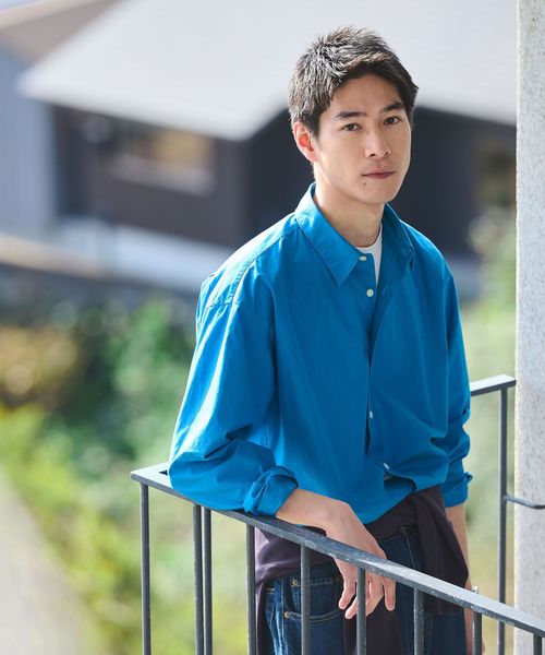 green label relaxing/120/2 ブロード レギュラーカラー シャツ/シャツ / ブラウス