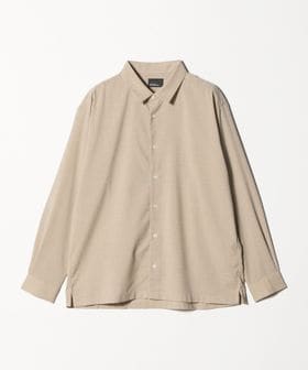 green label relaxing/【WEB限定】JUST fit ウールライク コンフォート シャツ ―横ストレッチ―/シャツ / ブラウス