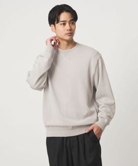 green label relaxing/コットン シルク ミックス インレイ クルーネック ニット/ニット / セーター