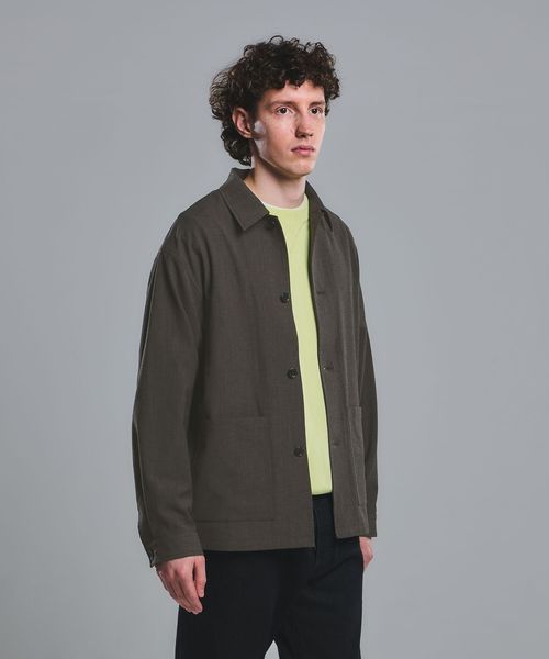 green label relaxing/テック カルゼ カバーオール ジャケット ―ストレッチ―/カバ―オール