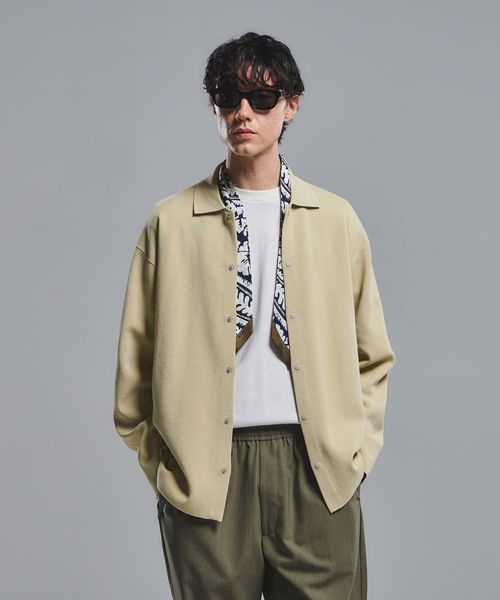 green label relaxing/スナップ ポロカラー カーディガン/カーディガン / ボレロ