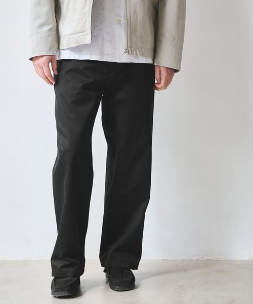 green label relaxing/ウエストポイント ウォッシュド ワイドパンツ/チノパンツ