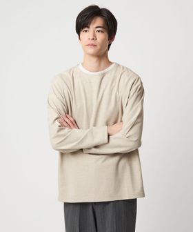 green label relaxing/KIVANC ノーカラー 長袖 Tシャツ/Tシャツ / カットソー