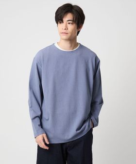 green label relaxing/KIVANC ノーカラー 長袖 Tシャツ/Tシャツ / カットソー