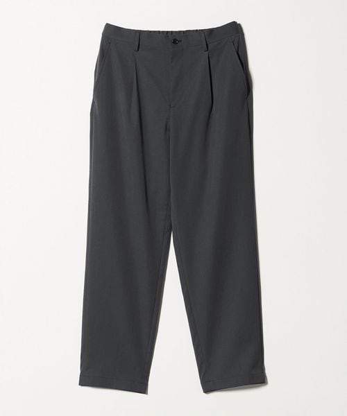 green label relaxing/DICROS ポリエステル ツイル 1プリーツ W2 ユーティリティパンツ ―ストレッチ・撥水―/イージーパンツ