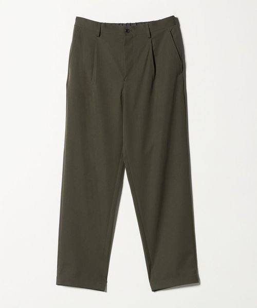 green label relaxing/DICROS ポリエステル ツイル 1プリーツ W2 ユーティリティパンツ ―ストレッチ・撥水―/イージーパンツ