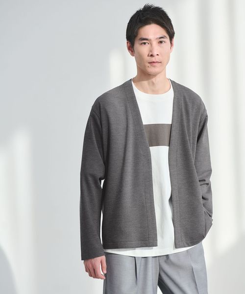 green label relaxing/CARREMAN イージー カーディガン/カーディガン / ボレロ