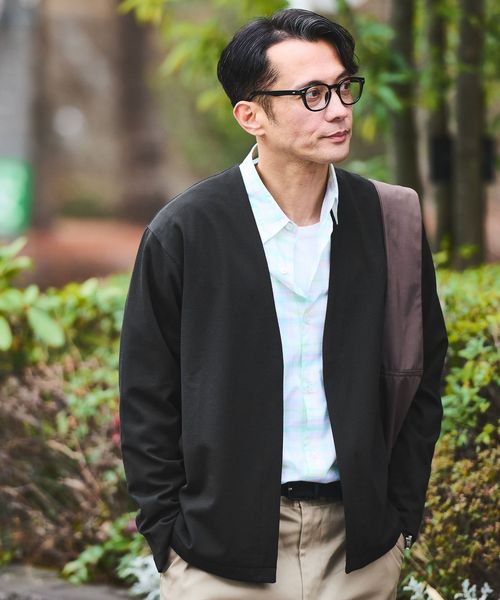 green label relaxing/CARREMAN イージー カーディガン/カーディガン / ボレロ